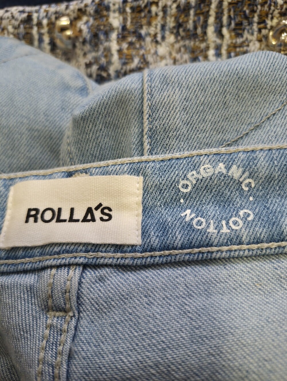 Rolla's Sailor Jeans Women's Size 25 Light Wash High Rise Wide Leg - Picture 6 of 9